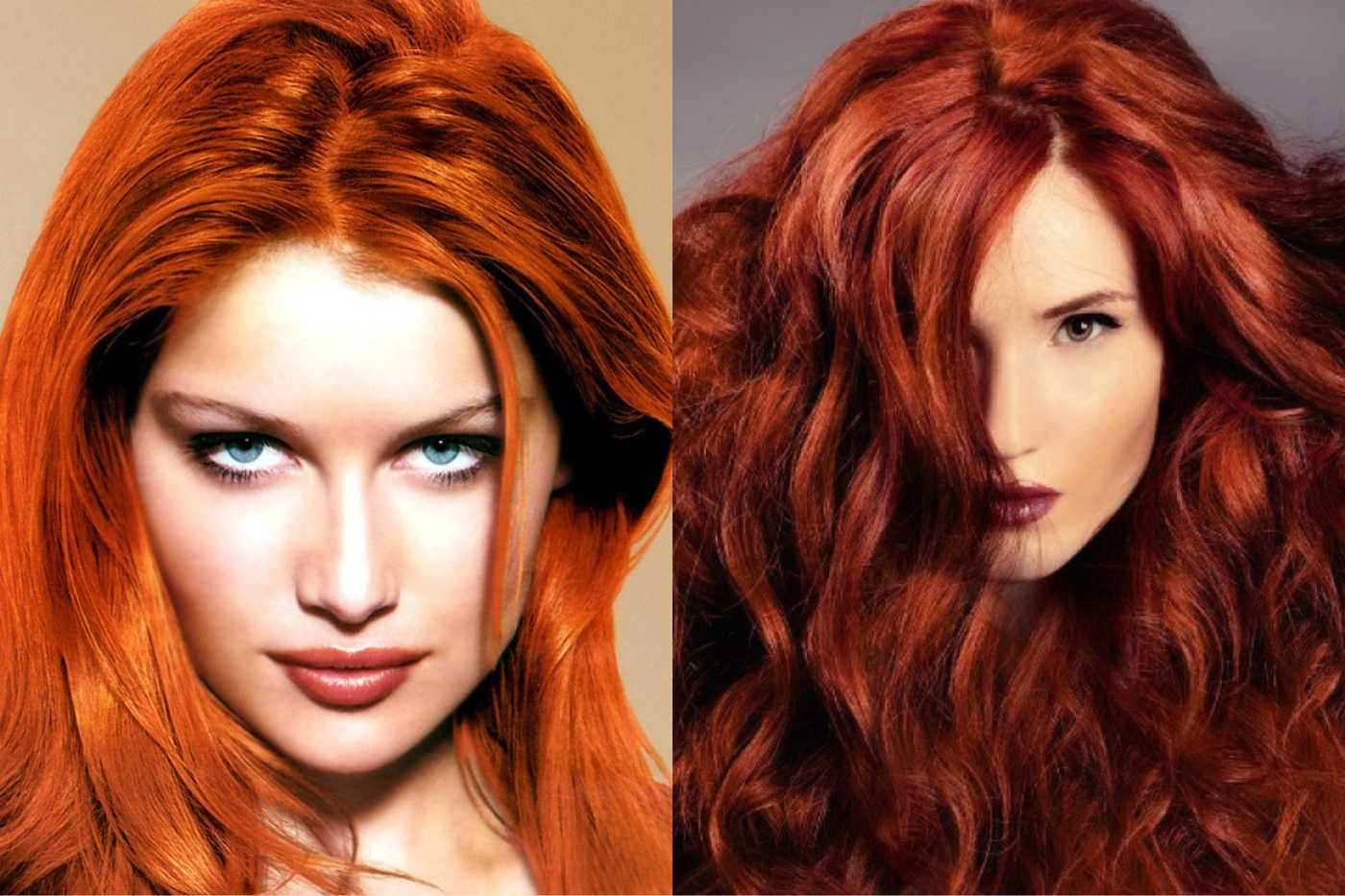 Смелое решение – рыжий цвет волос: фото, оттенки, кому идет
