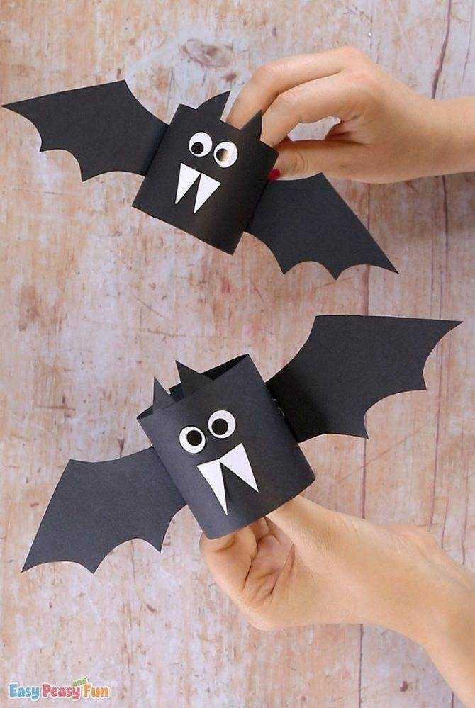 Летучая мышь на хэллоуин своими руками: 50 идей + шаблоны