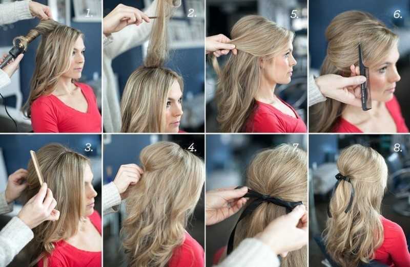 Прическа «хвост» для девушек: варианты для длинных и средних волос