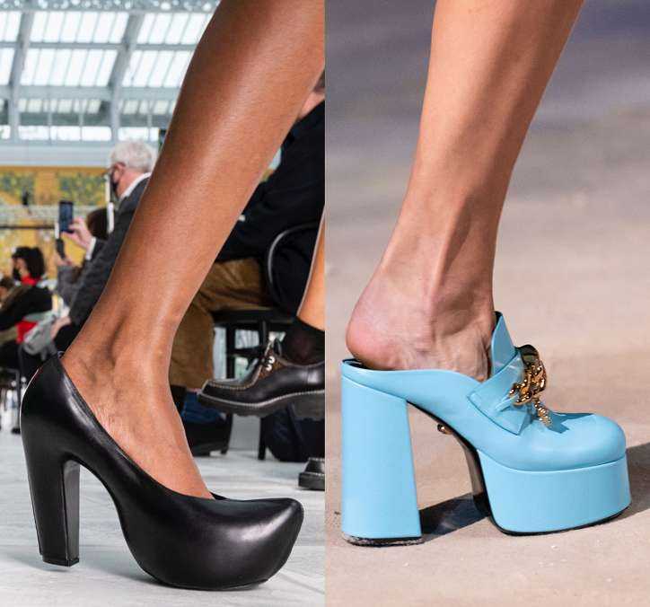 Рассказываем про самые модные женские туфли в 2021 году - на массивной платформе, каблуке киттен хиллс, туфли унисекс, с анималистическим принтом, без каблука и другие. Последние тренды и новые модели!
