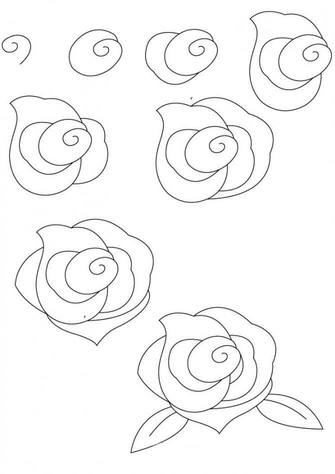 Как нарисовать цветок — необычные и традиционные техники рисования цветка для начинающих