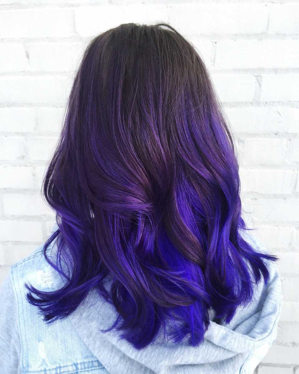 Фиолетовый цвет волос: обзор 6 модных оттенков с фото