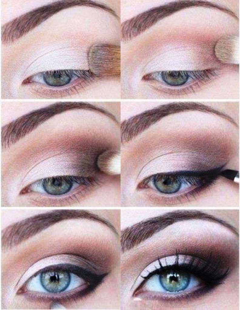 Дневной макияж для зеленых глаз, пошаговая техника нанесения