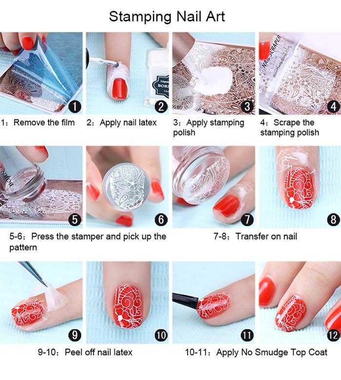 Стемпинг для ногтей: что это, как пользоваться (пошаговая инструкция)