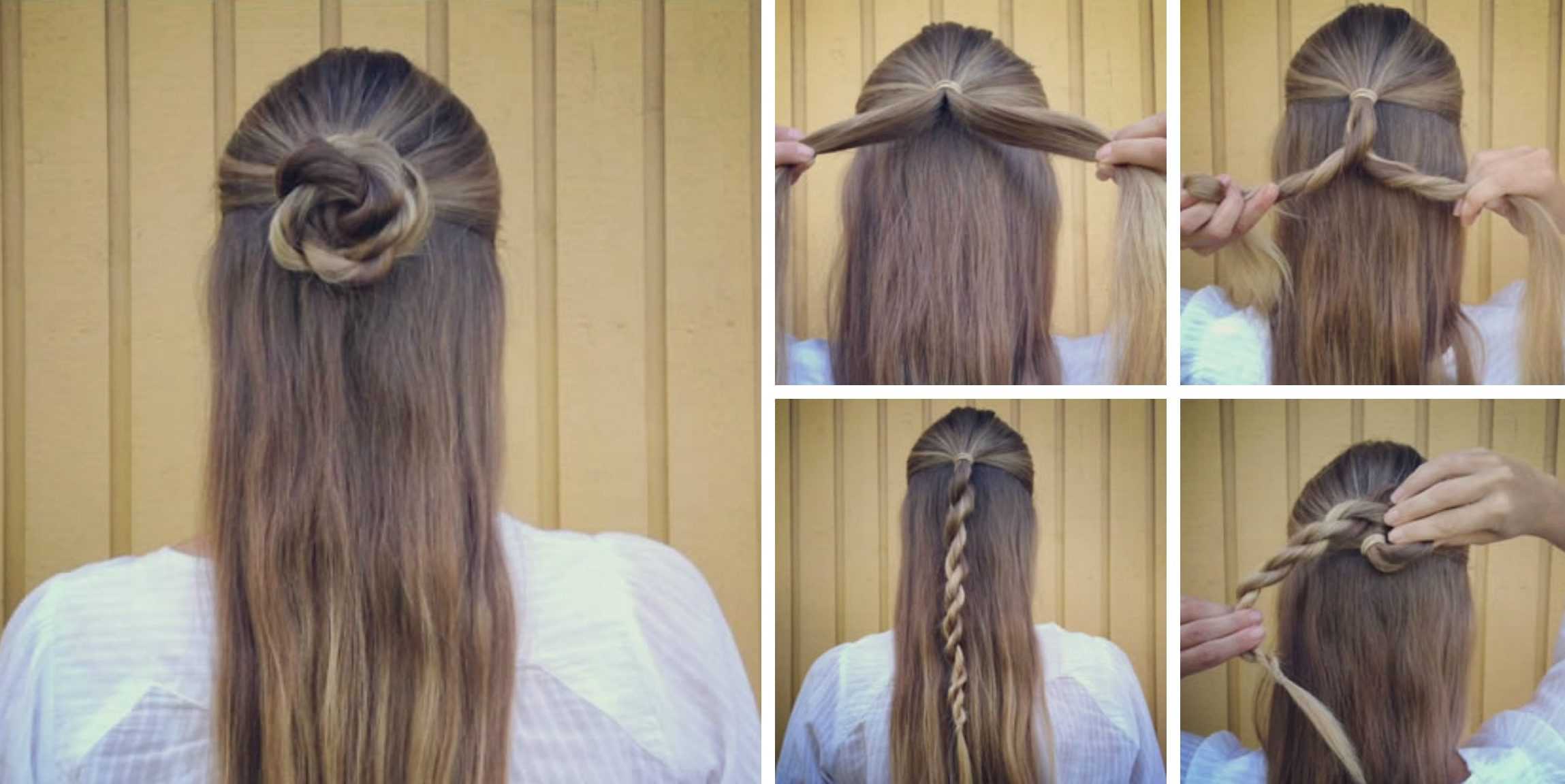 Легкие и простые прически на каждый день для любой длины волос! фото и описание