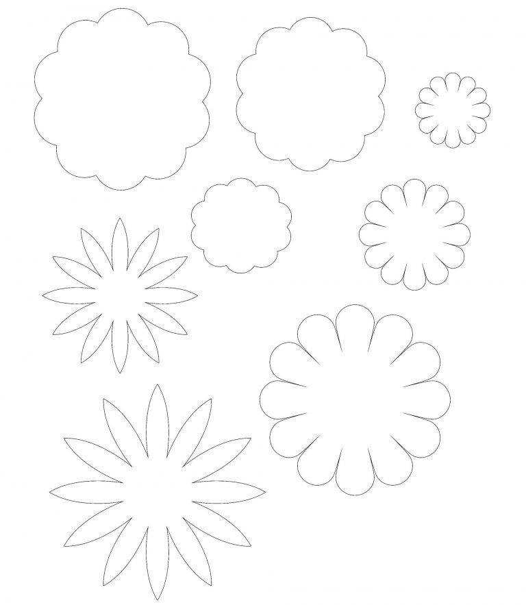 Цветы из бумаги своими руками: схемы и шаблоны