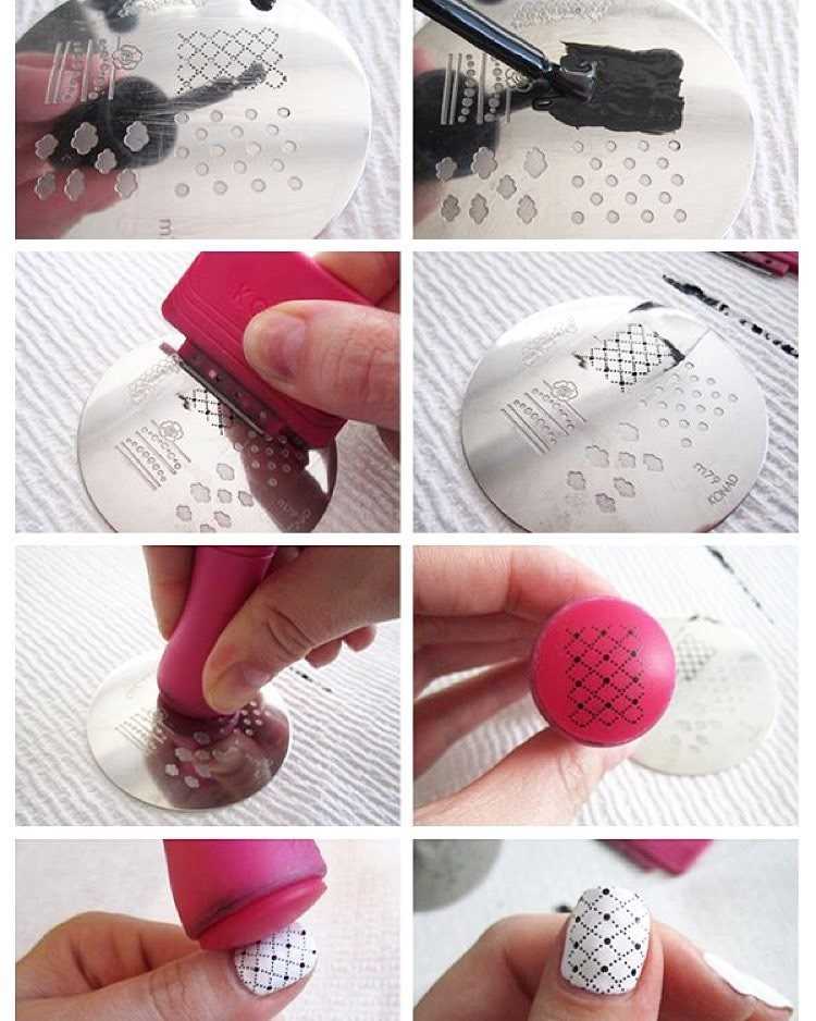 Фото и видео уроки о том как делать стемпинг на ногтях