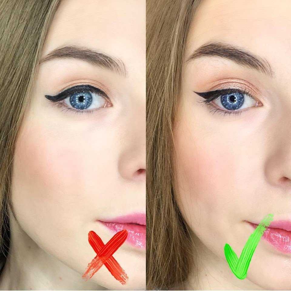 При макияже губ следует учитывать много нюансов Важное значение имеет оттенок помады Выбор зависит от цвета волос, глаз, формы губ