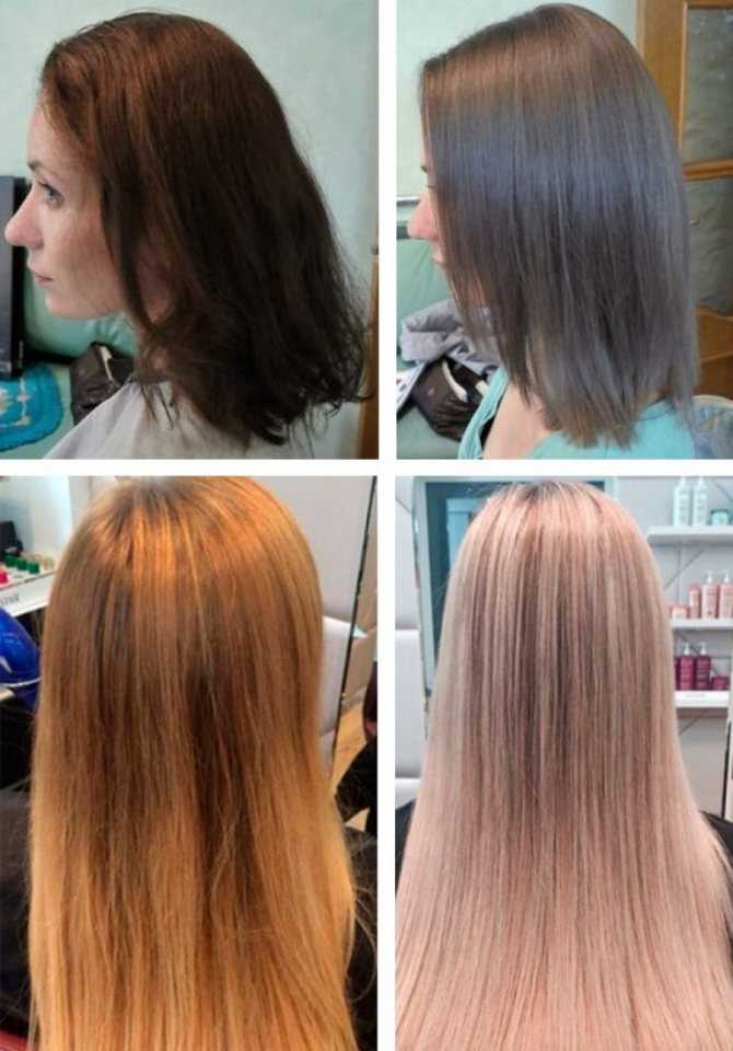 2021 тонирование волос фото до и после
