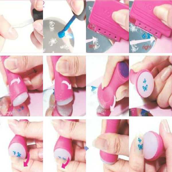 Стемпинг для ногтей - что это такое, стемпинг гель лаком, как пользоваться штампом для ногтей