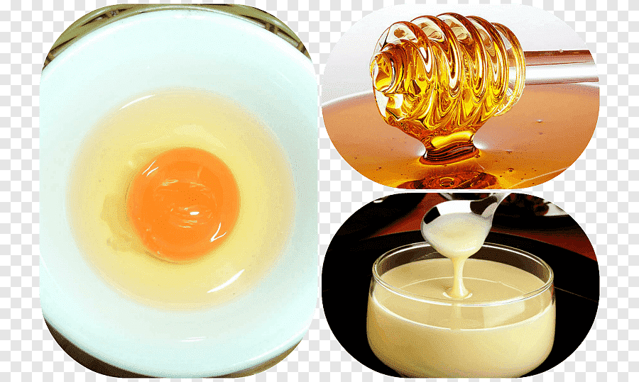 Маска для волос из меда и яйца